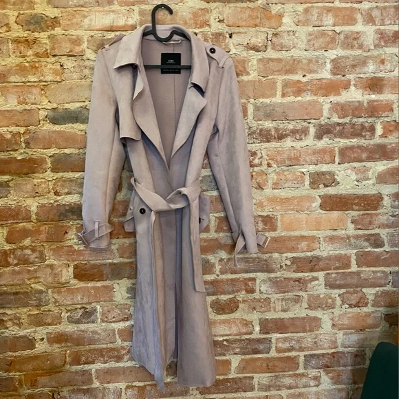 Zara Jackets Coats Zara Dusty Pink Trench Coat Poshmark